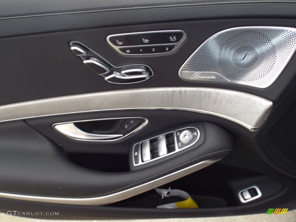 2015 Mercedes-Benz S 63 AMG 4Matic Sedan Black Door Panel Photo #98447411