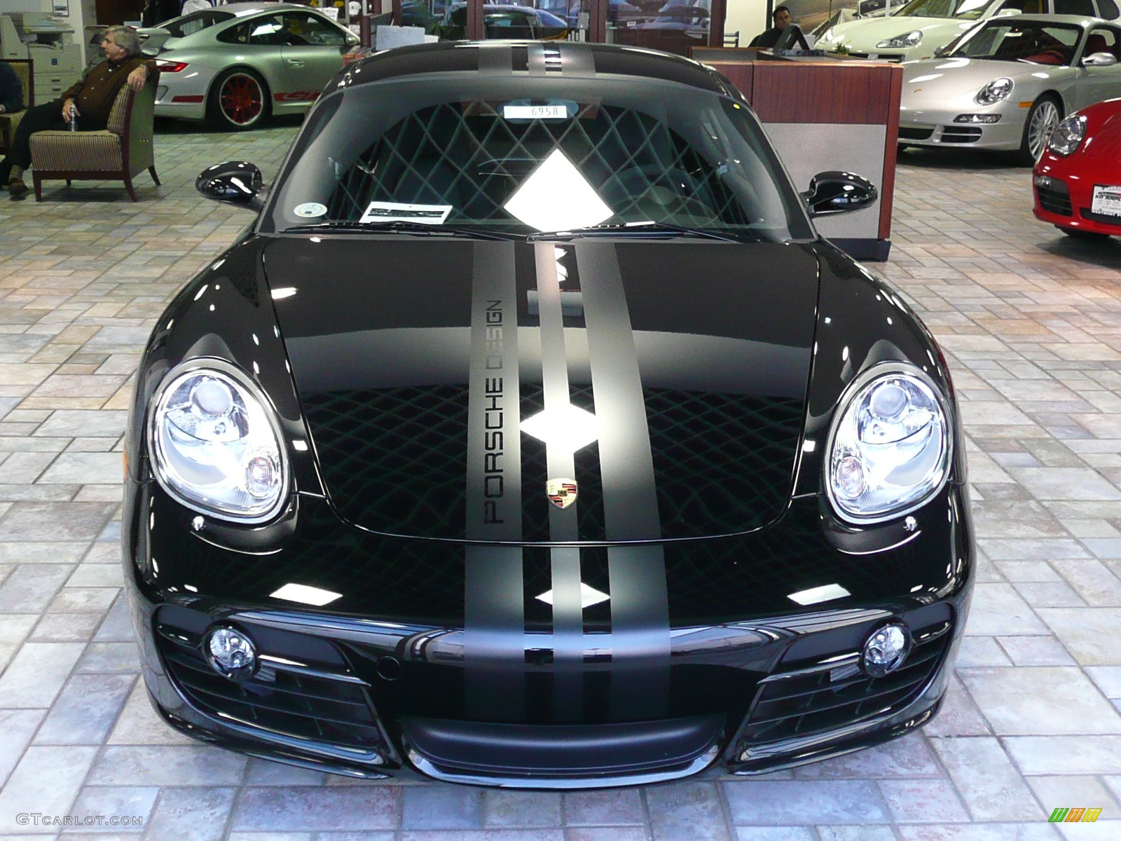 2008 Porsche Cayman S Porsche Design Edition 1 2008 Porsche Cayman S Porsche Design Edition 1, Black / Black, Front Photo #98449