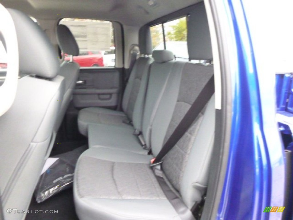 2014 1500 SLT Quad Cab 4x4 - Blue Streak Pearl Coat / Black/Diesel Gray photo #12