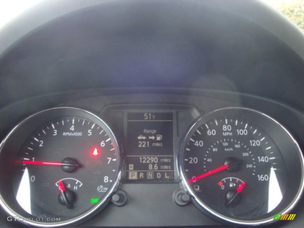 2011 Rogue SV AWD - Gotham Gray Metallic / Black photo #21
