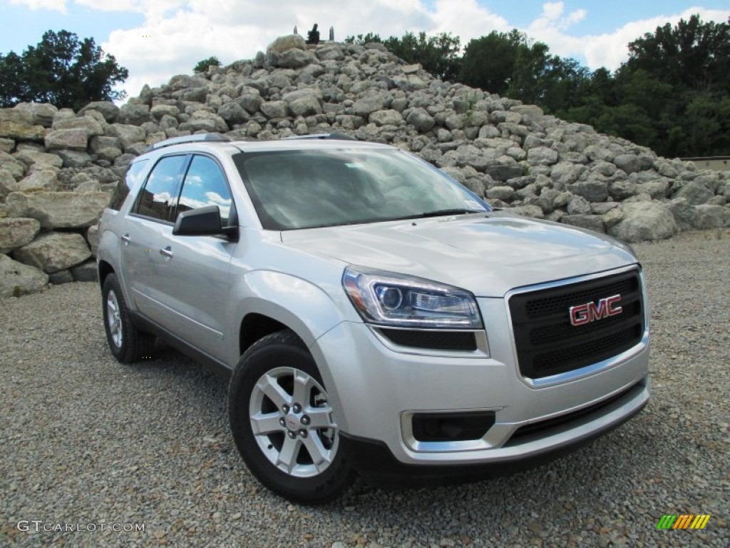 2014 Acadia SLE AWD - Quicksilver Metallic / Ebony photo #1