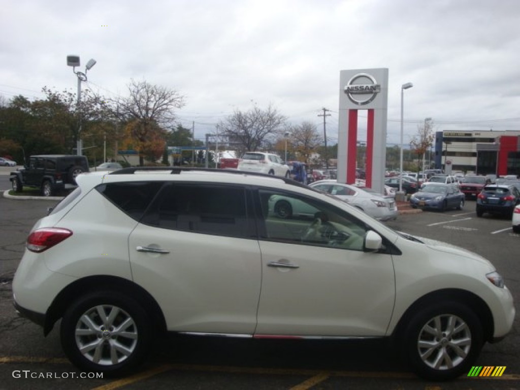 2011 Murano SV AWD - Glacier White Pearl / Beige photo #7