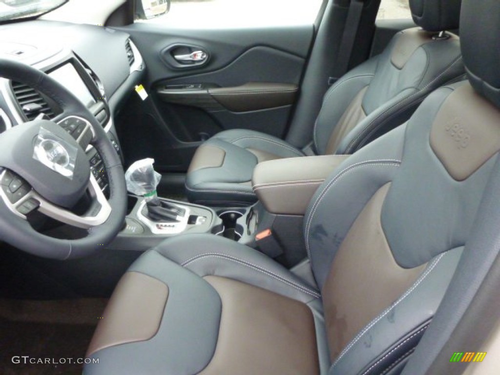 2015 Jeep Cherokee Limited 4x4 Front Seat Photo #98453267