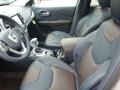 2015 Jeep Cherokee Indigo Blue/Brown Interior Front Seat Photo