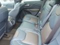 2015 Jeep Cherokee Indigo Blue/Brown Interior Rear Seat Photo