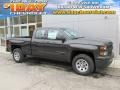 2015 Tungsten Metallic Chevrolet Silverado 1500 WT Double Cab 4x4  photo #1