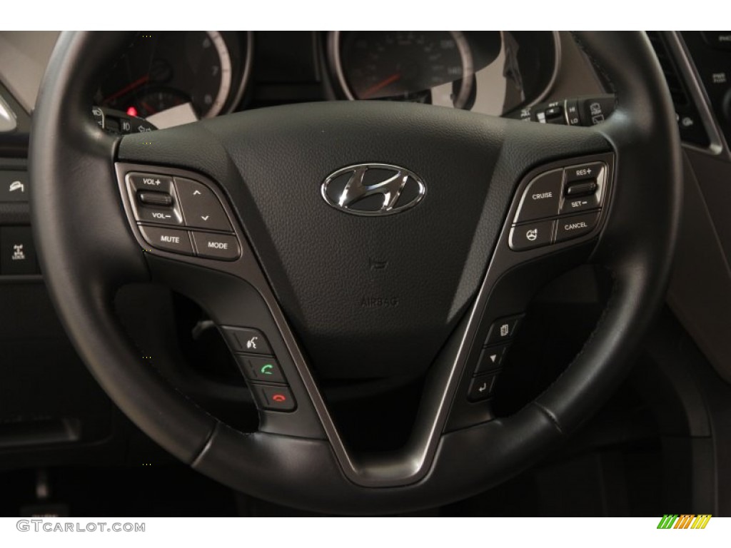 2014 Santa Fe GLS AWD - Circuit Silver / Gray photo #6