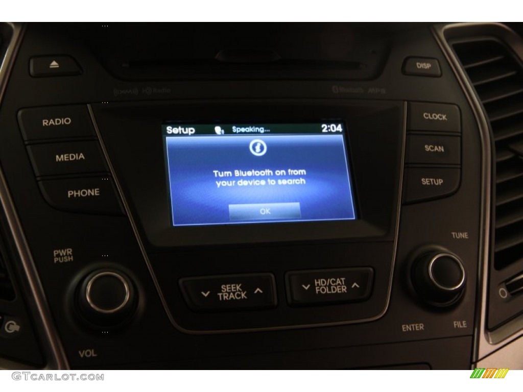 2014 Santa Fe GLS AWD - Circuit Silver / Gray photo #9