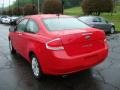 2008 Vermillion Red Ford Focus SE Coupe  photo #2