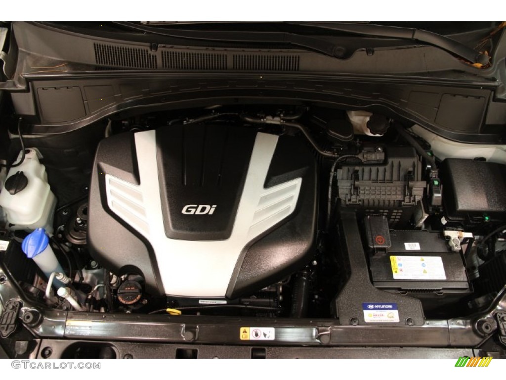 2014 Santa Fe GLS AWD - Circuit Silver / Gray photo #15