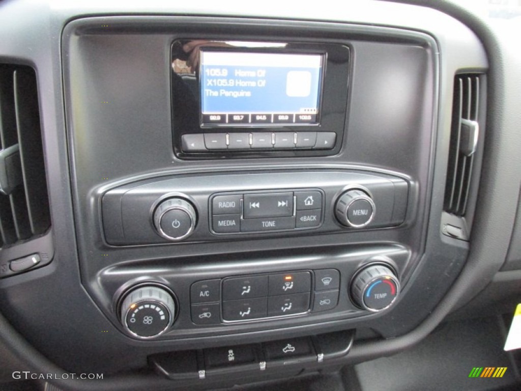 2015 Silverado 1500 WT Double Cab 4x4 - Tungsten Metallic / Dark Ash/Jet Black photo #18