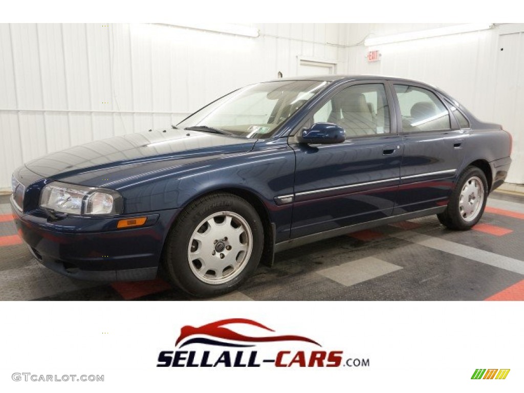 2002 S80 2.9 - Nautic Blue Metallic / Taupe/LightTaupe photo #1