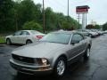 2008 Vapor Silver Metallic Ford Mustang V6 Deluxe Convertible  photo #1