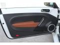 2015 Volkswagen Beetle Classic Beige/Brown Cloth Interior Door Panel Photo