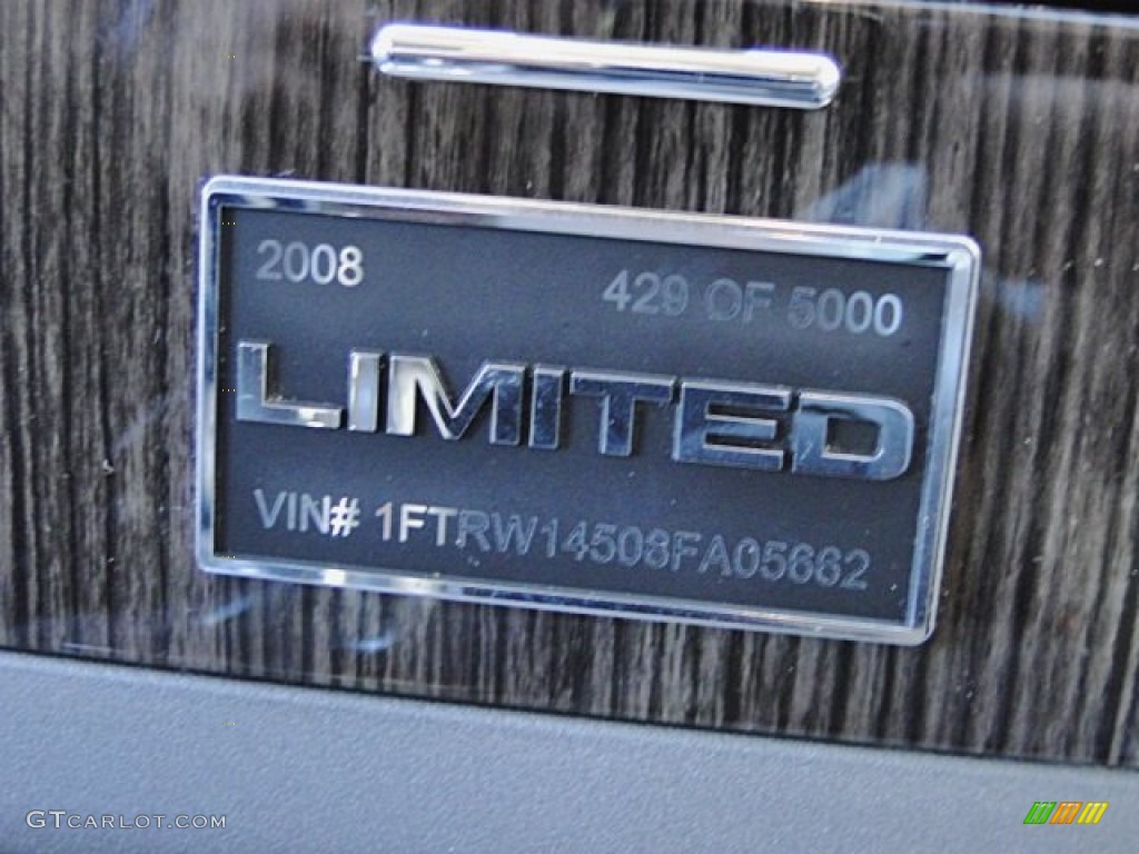 2008 Ford F150 Limited SuperCrew 4x4 Marks and Logos Photos