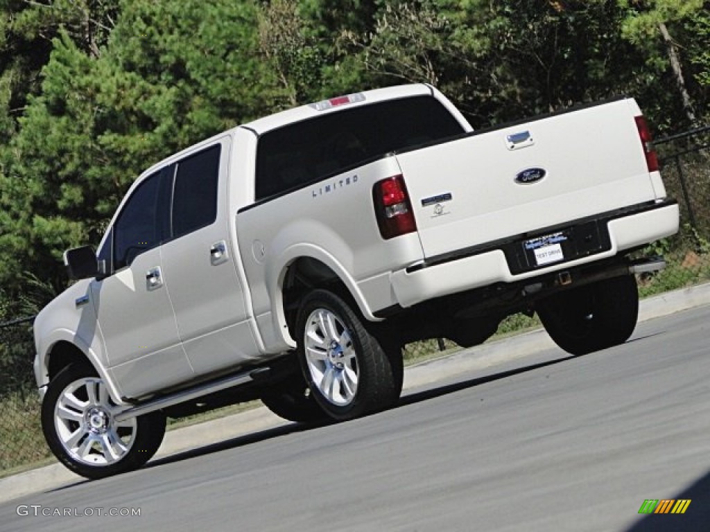 White Sand Tri-Coat 2008 Ford F150 Limited SuperCrew 4x4 Exterior Photo #98456582