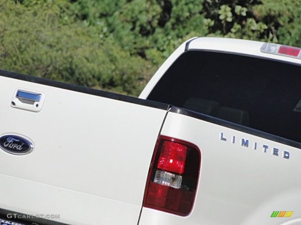 2008 F150 Limited SuperCrew 4x4 - White Sand Tri-Coat / Tan photo #20