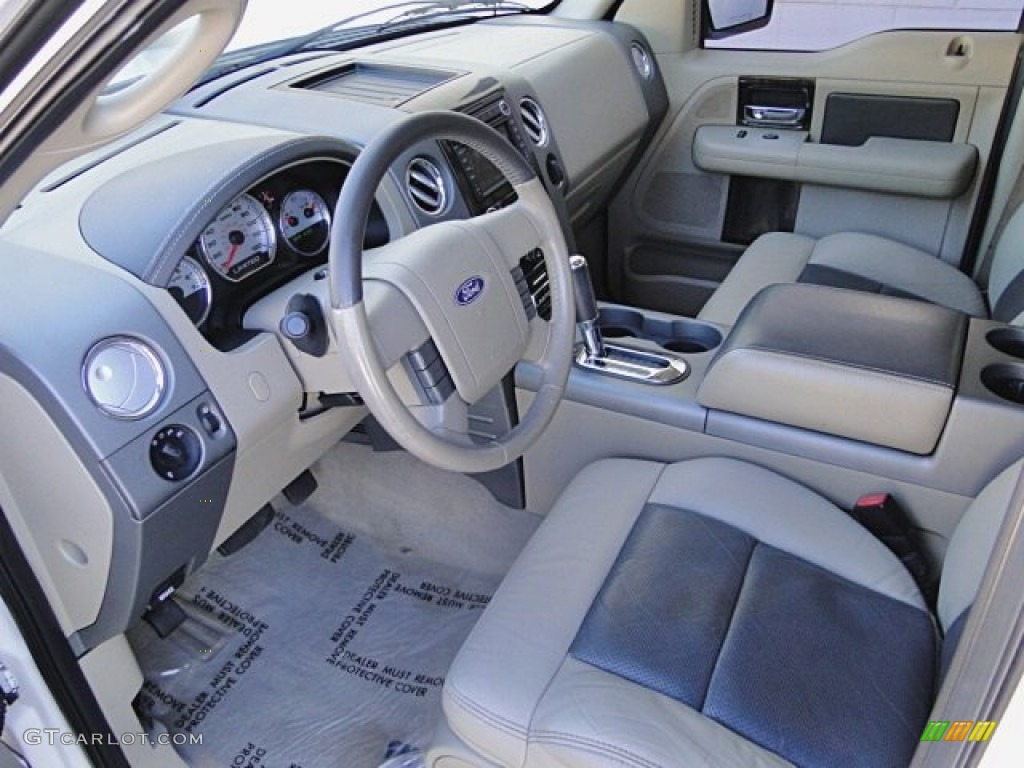 2008 F150 Limited SuperCrew 4x4 - White Sand Tri-Coat / Tan photo #22