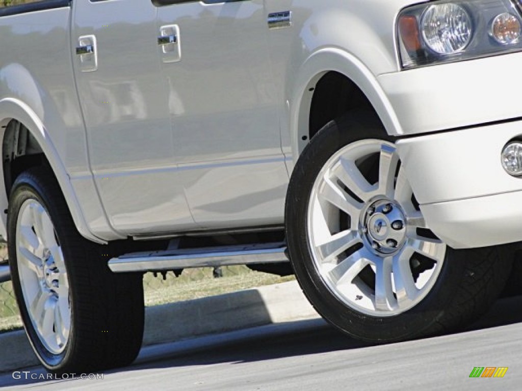 2008 F150 Limited SuperCrew 4x4 - White Sand Tri-Coat / Tan photo #26