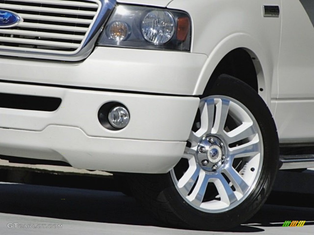 2008 F150 Limited SuperCrew 4x4 - White Sand Tri-Coat / Tan photo #27