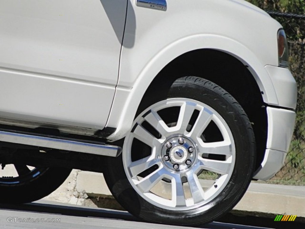 2008 F150 Limited SuperCrew 4x4 - White Sand Tri-Coat / Tan photo #33