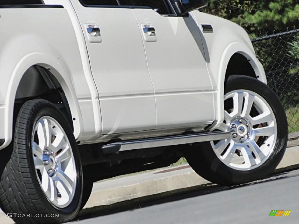 2008 F150 Limited SuperCrew 4x4 - White Sand Tri-Coat / Tan photo #34