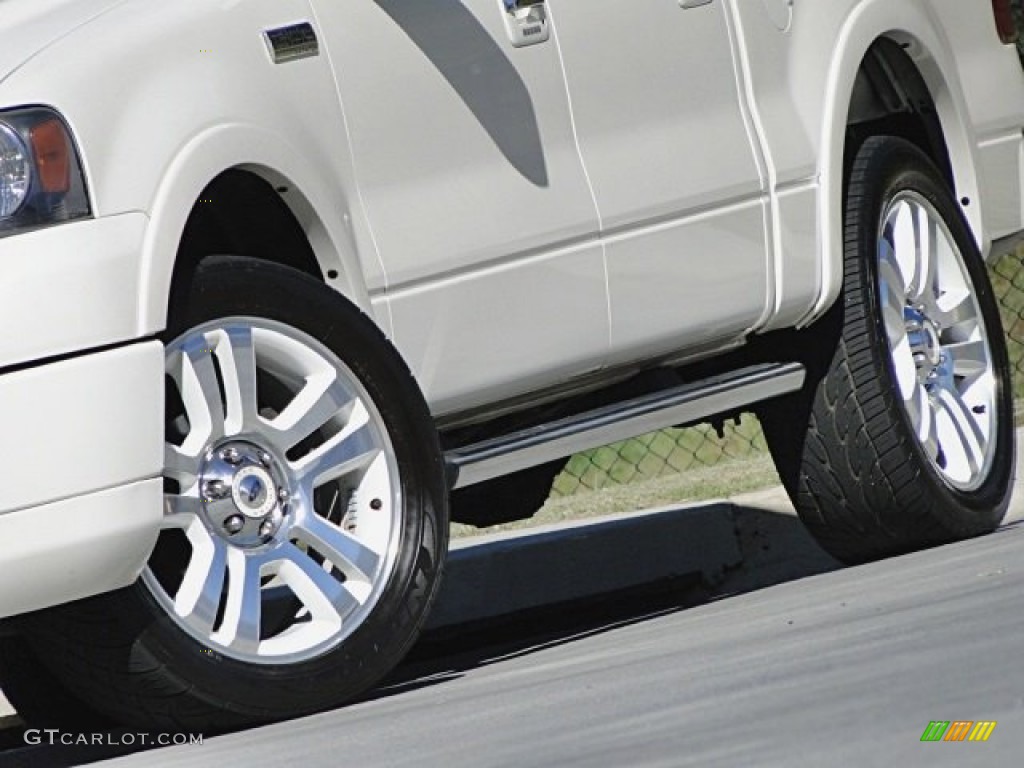 2008 F150 Limited SuperCrew 4x4 - White Sand Tri-Coat / Tan photo #42
