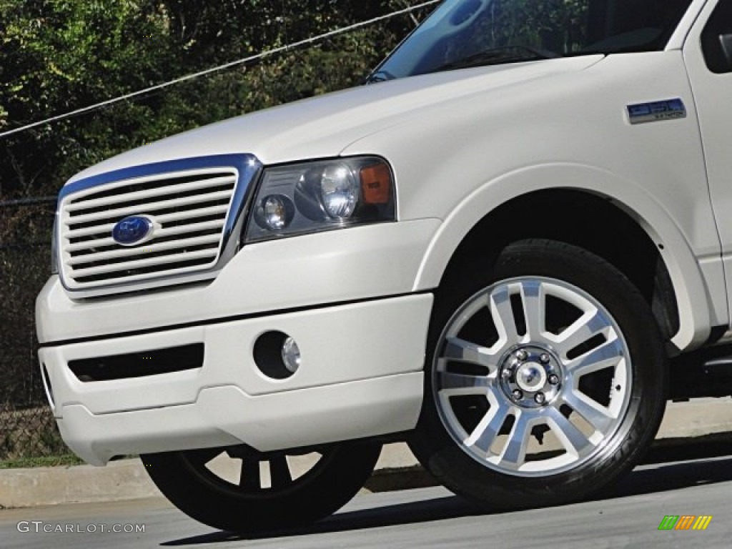 2008 F150 Limited SuperCrew 4x4 - White Sand Tri-Coat / Tan photo #44
