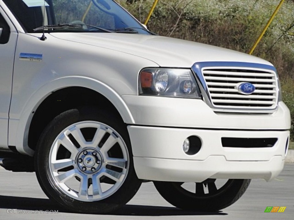 2008 F150 Limited SuperCrew 4x4 - White Sand Tri-Coat / Tan photo #46