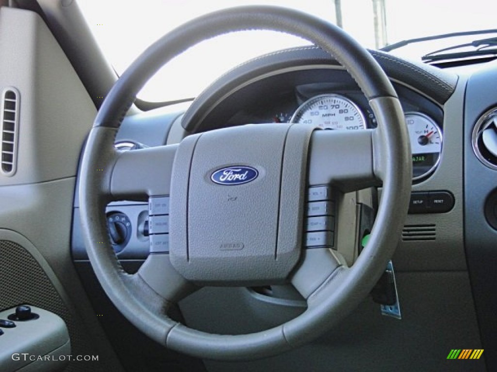 2008 F150 Limited SuperCrew 4x4 - White Sand Tri-Coat / Tan photo #52