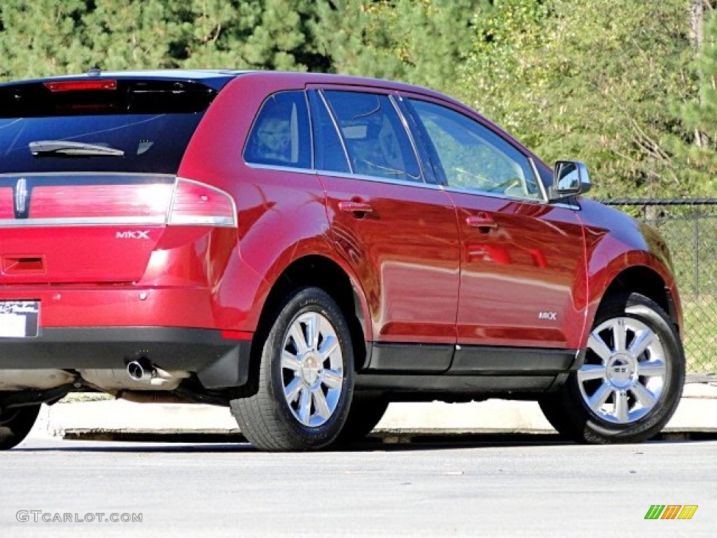 2007 MKX  - Vivid Red Metallic / Medium Camel photo #31