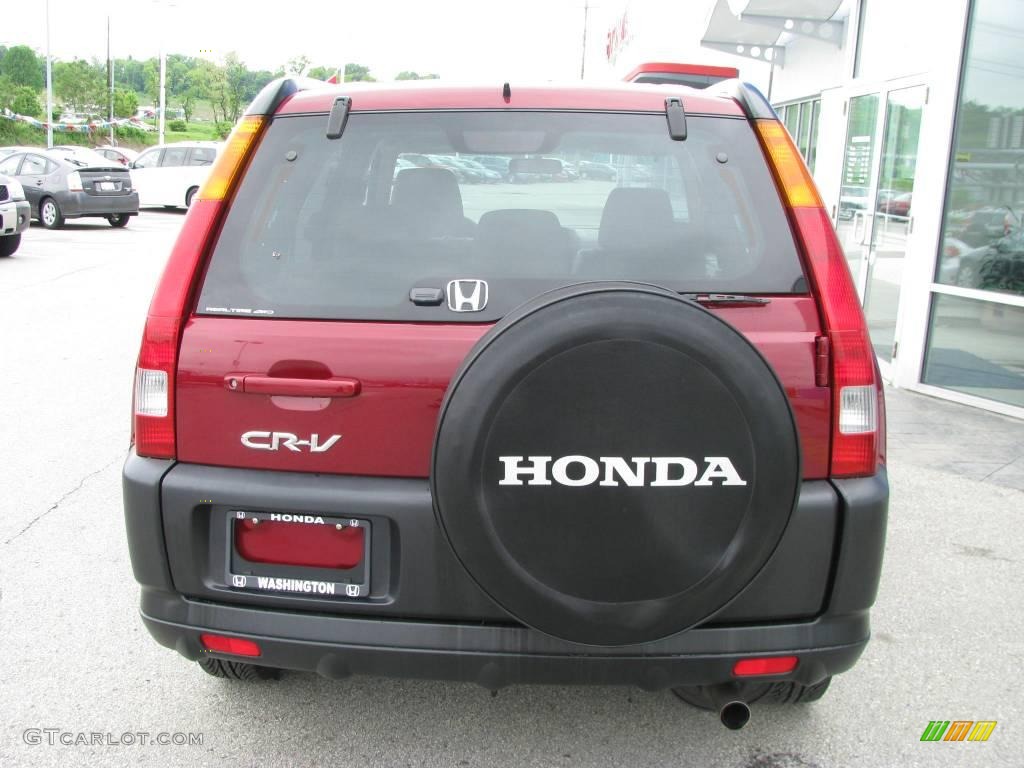 2002 CR-V EX 4WD - Chianti Red Pearl / Saddle photo #5