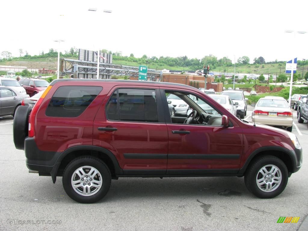 2002 CR-V EX 4WD - Chianti Red Pearl / Saddle photo #7