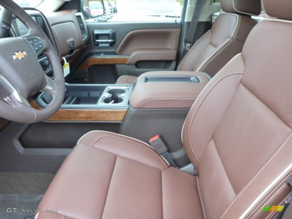 High Country Saddle Interior 2015 Chevrolet Silverado 1500 High Country Crew Cab 4x4 Photo #98462857