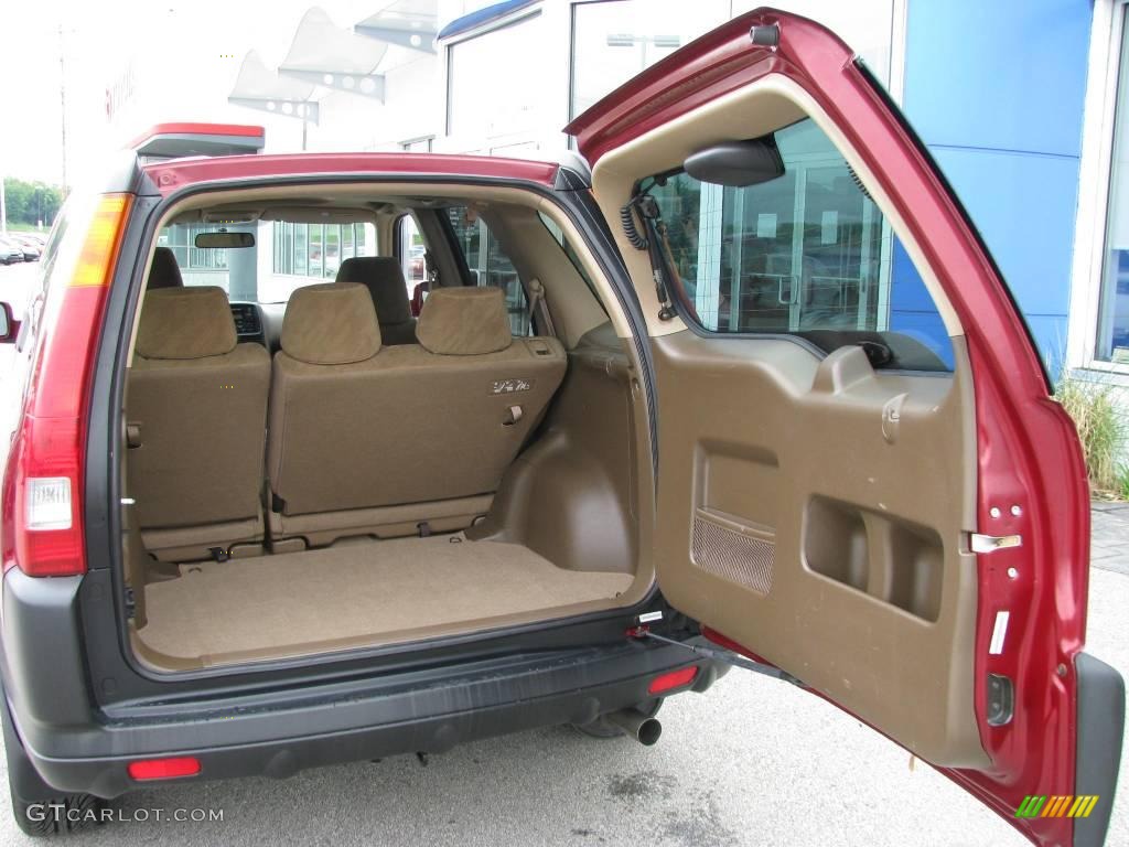 2002 CR-V EX 4WD - Chianti Red Pearl / Saddle photo #13