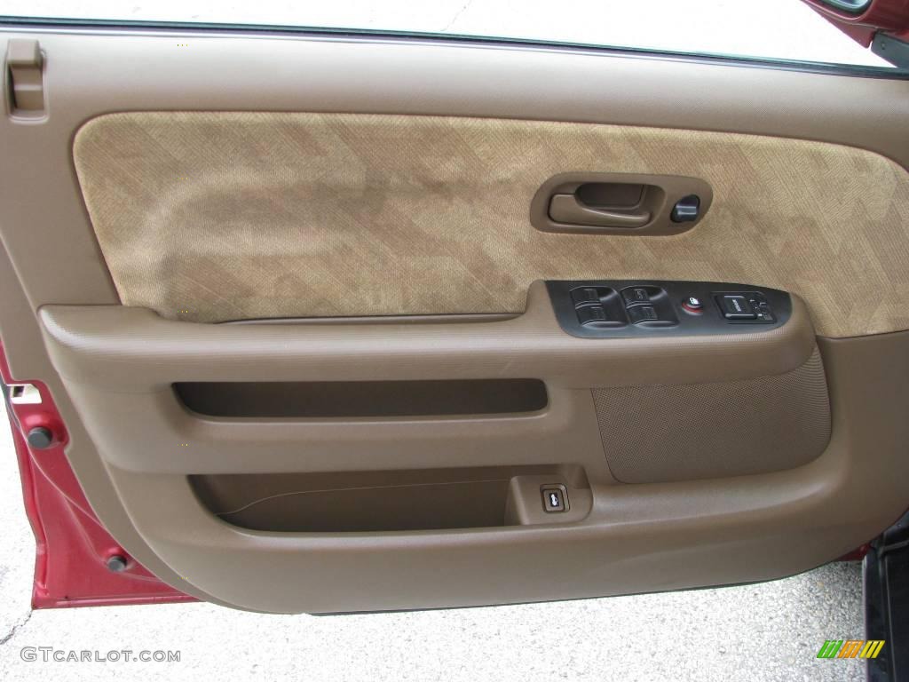 2002 CR-V EX 4WD - Chianti Red Pearl / Saddle photo #14