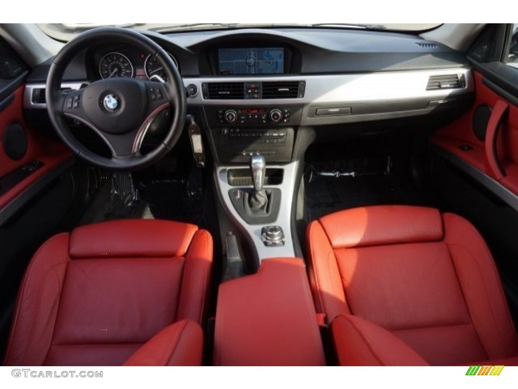 2011 3 Series 328i xDrive Coupe - Alpine White / Coral Red/Black Dakota Leather photo #11