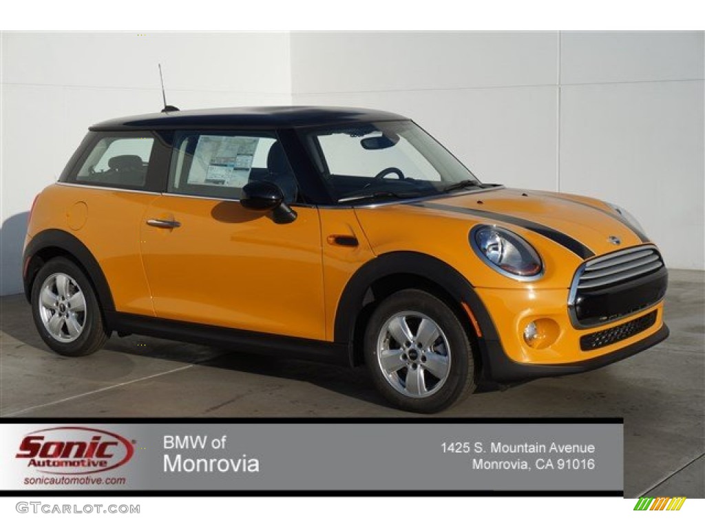 2015 Cooper Hardtop 2 Door - Volcanic Orange / Carbon Black photo #1