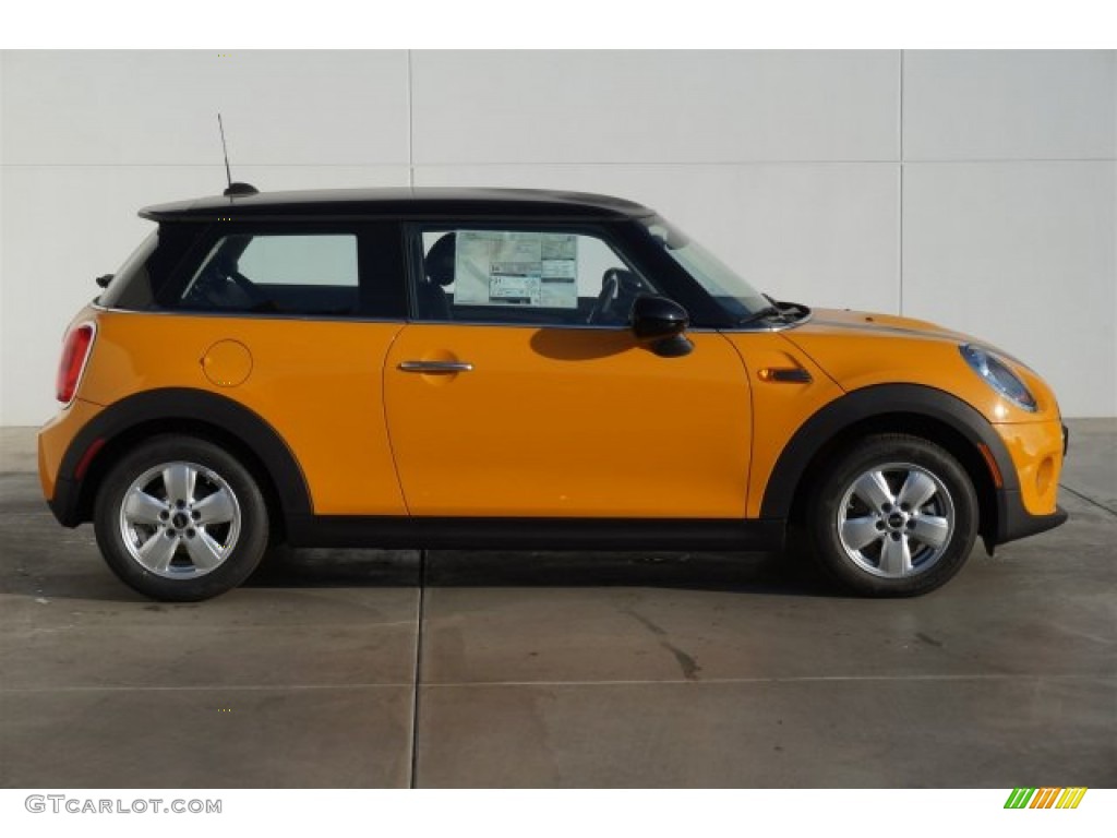 2015 Cooper Hardtop 2 Door - Volcanic Orange / Carbon Black photo #2