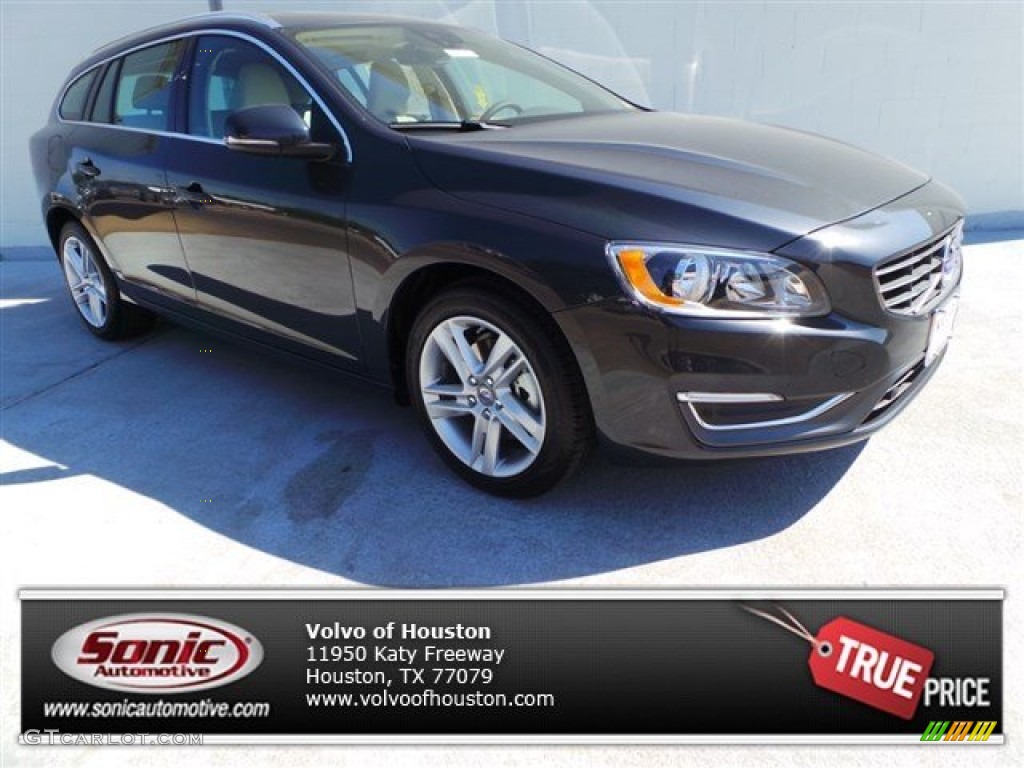 2015 V60 T5 Drive-E - Savile Grey Metallic / Soft Beige photo #1