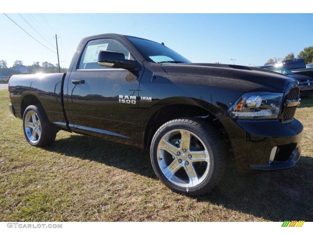 2015 1500 Sport Regular Cab - Black / Black photo #4