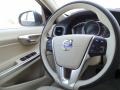 2015 Volvo V60 Soft Beige Interior Steering Wheel Photo