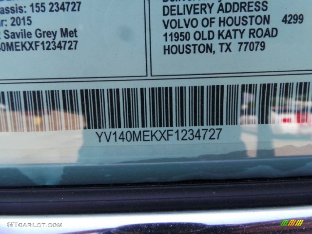 2015 Volvo V60 T5 Drive-E Window Sticker Photo #98466474