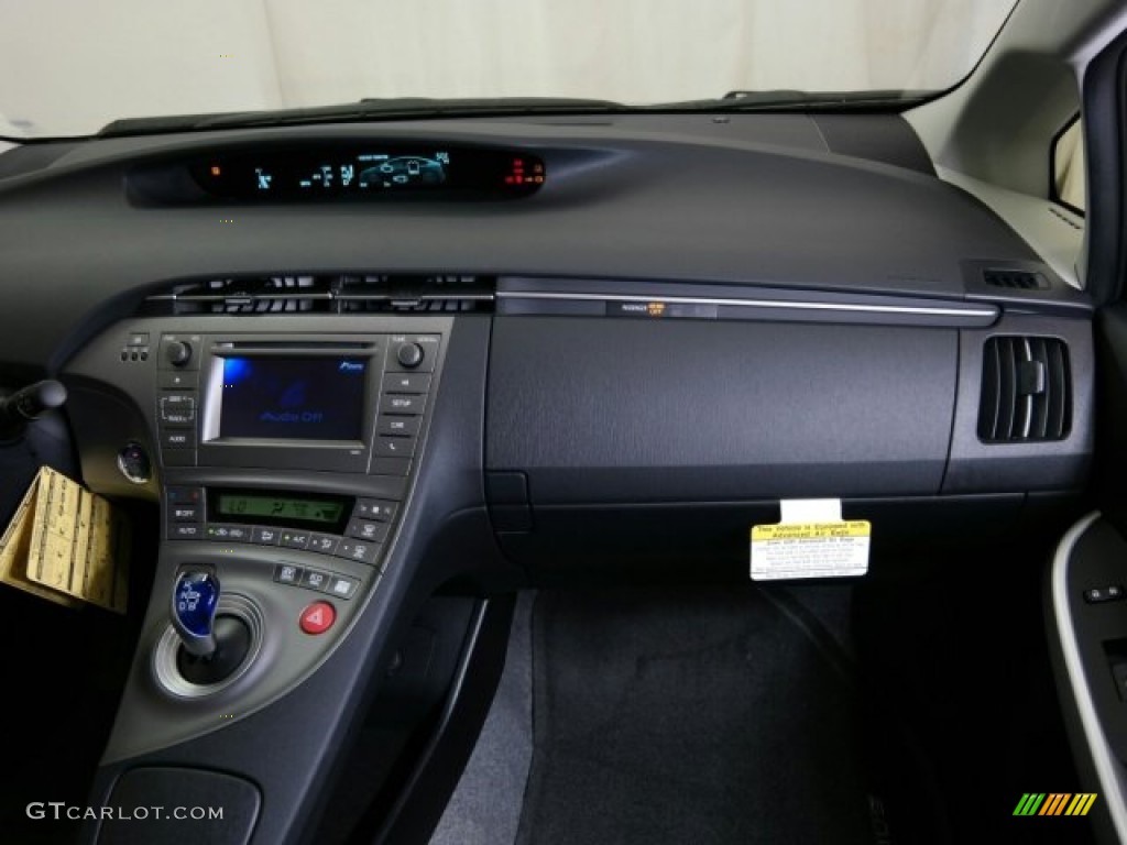 2015 Toyota Prius Two Hybrid Dark Gray Dashboard Photo #98467947