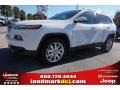 2015 Bright White Jeep Cherokee Limited  photo #1