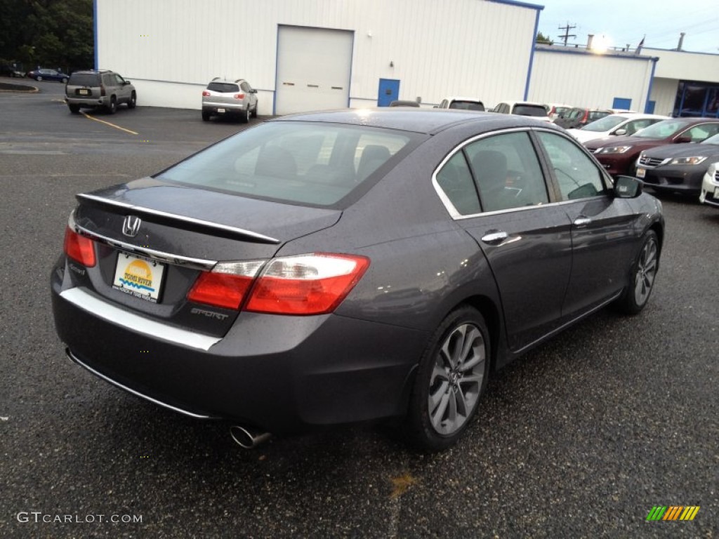 2014 Accord Sport Sedan - Modern Steel Metallic / Black photo #2