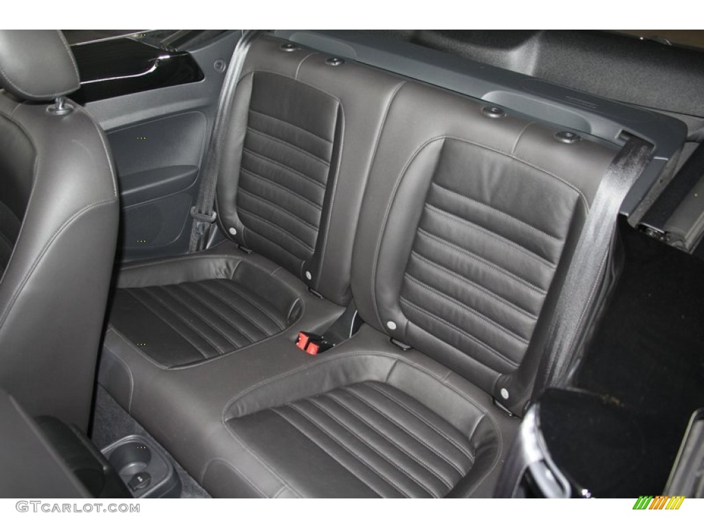 Titan Black Interior 2014 Volkswagen Beetle R-Line Convertible Photo #98468834