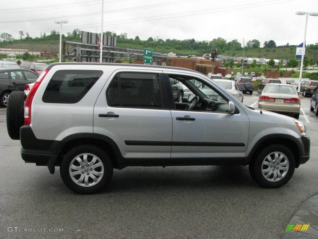 2006 CR-V EX 4WD - Alabaster Silver Metallic / Black photo #7