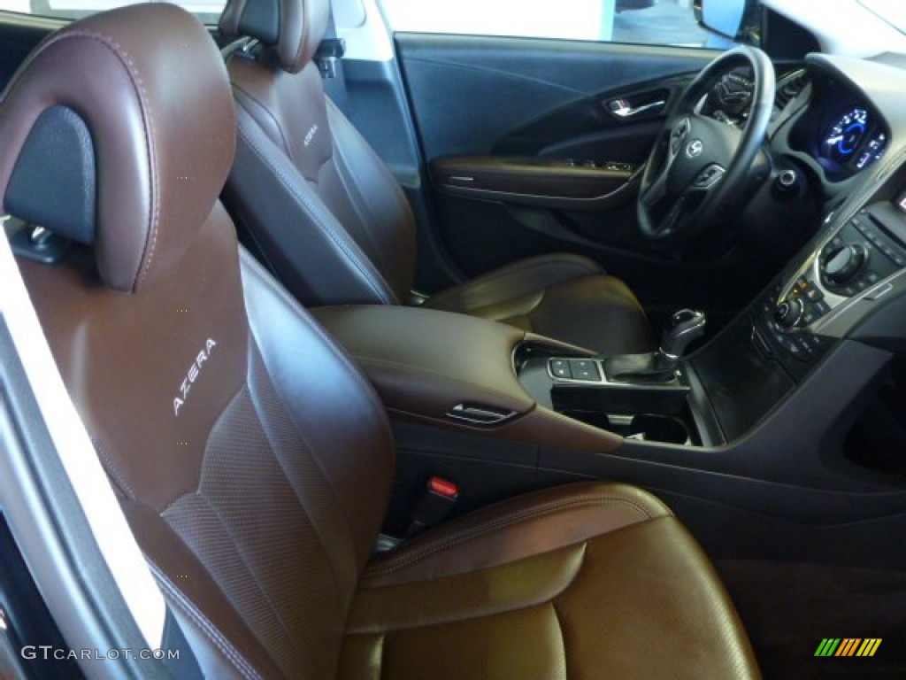 Chestnut Brown Interior 2013 Hyundai Azera Standard Azera Model Photo #98471877