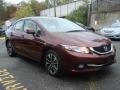 2013 Crimson Red Pearl Honda Civic EX-L Sedan  photo #3